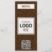 オーダーメイドのコーヒー、ドリンク、お茶のメニュー メニュー (正面)