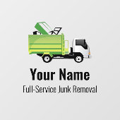 オーダーメイドのゴミ廃棄物除去会社 ウィンドウサイン (シート)