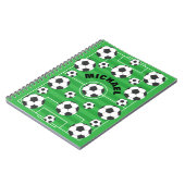 オーダーメイドのサッカー場 ノートブック (左側)