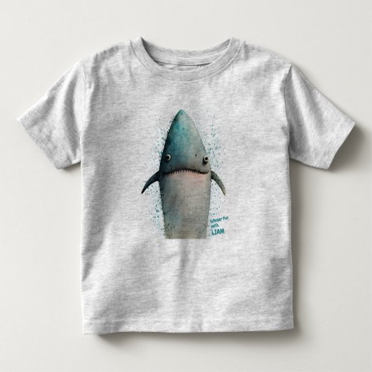 オーダーメイドのサメTシャツ トドラーTシャツ (正面)