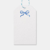 オーダーメイドのシノワズリーデザイン オレンジ トピアリー カスタム ギフトタグ (裏面)