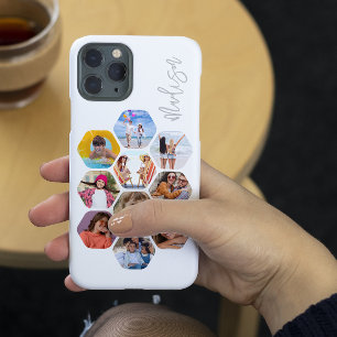 オーダーメイドのシンプルなモダンなマルチフォトコラージュ Case-Mate iPhone 14ケース