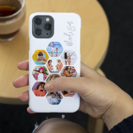 オーダーメイドのシンプルなモダンなマルチフォトコラージュ Case-Mate iPhone 14 PROケース