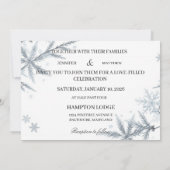 オーダーメイドのシンプルモダンな結婚式招待状 サンキューカード (裏面)