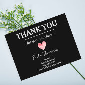 オーダーメイドのスモールビジネス サンキュー ポストカード