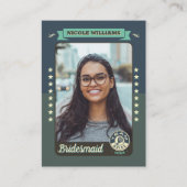 オーダーメイドのチームブライズトレーディングカード, 花嫁の友人へのプレゼント コーリングカード (正面)