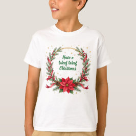 オーダーメイドのテキストで作るクリスマスTシャツ Tシャツ