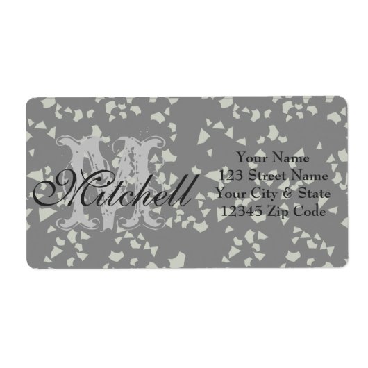 オーダーメイドのテラッツォ 配送先住所ラベル ラベル (正面)