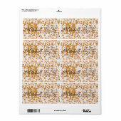 オーダーメイドのテラッツォ 配送先住所ラベル ラベル (フルシート)