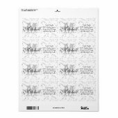 オーダーメイドのテラッツォ 配送先住所ラベル ラベル (フルシート)