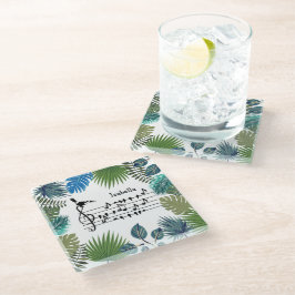 オーダーメイドのトカン鳥の歌 ガラスコースター