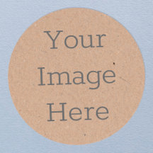 オーダーメイドのナチュラルブラウンクラフト紙ミニマルプリント