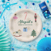 オーダーメイドのナッツクラッカーイラスト ブライダルシャワー ペーパープレート (パーティー)