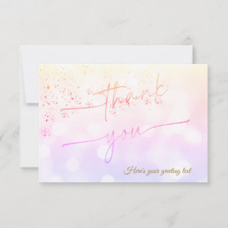 オーダーメイドのバチェロレッテパーティーカード サンキューカード