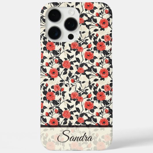 オーダーメイドのバラのiPhoneケース - ユニークなギフトに Case-Mate iPhoneケース (裏面)