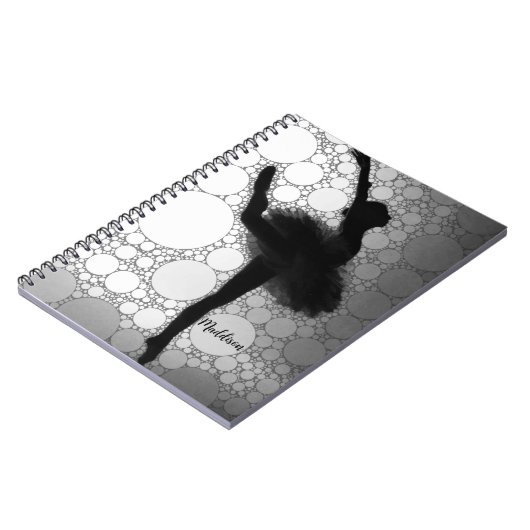 オーダーメイドのバレエダンサー ノートブック (左側)