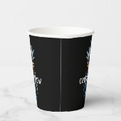 オーダーメイドのパイナップルトロピカルファミリーバケーション 紙コップ (右)