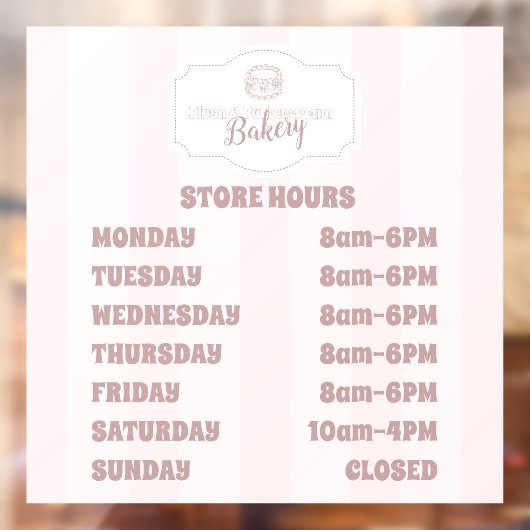 オーダーメイドのパステルピンクのケーキ専門店 ウィンドウサイン (シート2)