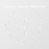 オーダーメイドのパン屋さんビジネス ウィンドウサイン (シート)