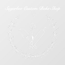 オーダーメイドのパン屋・焼き菓子店ビジネス ウィンドウサイン