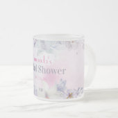 オーダーメイドのパーソナライズフラワーバチェロレッテギフト フロストグラスマグカップ (正面右)