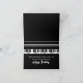 オーダーメイドのピアノの鍵盤 カード (内部)