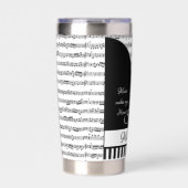 オーダーメイドのピアノ 保温保冷タンブラー (正面)