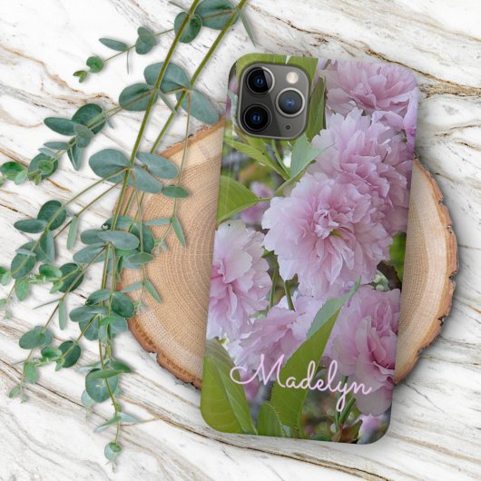 オーダーメイドのピンクの春の桜の木の写真 Case-Mate iPhoneケース
