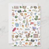 オーダーメイドのピーターうさぎ 招待状 (正面)