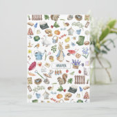 オーダーメイドのピーターうさぎ 招待状 (スタンド正面)