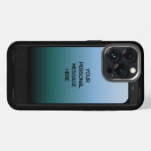 オーダーメイドのフェイク携帯画面 iPhoneケース (裏面横)