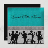 オーダーメイドのフェスティバルパーティー招待状 招待状 (正面/裏面)