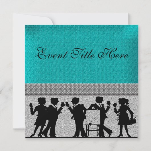 オーダーメイドのフェスティブパーティー招待状 招待状 (正面)