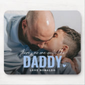 オーダーメイドのフォトキーホルダー DADDY ギフト マウスパッド (正面)