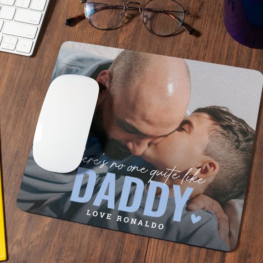 オーダーメイドのフォトキーホルダー DADDY ギフト マウスパッド