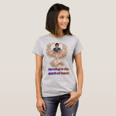 オーダーメイドのフラワーナースの肖像 | 看護は Tシャツ (正面フル)