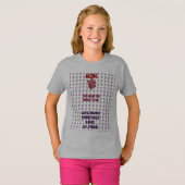 オーダーメイドのフラワー Tシャツ (正面フル)