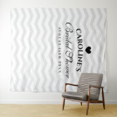 オーダーメイドのブライズシャワー パーティー写真撮影用背景 タペストリー (インサイチュ(横))