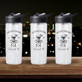 オーダーメイドのブライズメイド ウォーターボトル、メイド オブ オナー ギフト ウォーターボトル