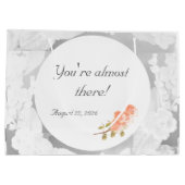 オーダーメイドのブライダルシャワー ラージペーパーバッグ (裏面)