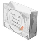 オーダーメイドのブライダルシャワー ラージペーパーバッグ (正面アングル)