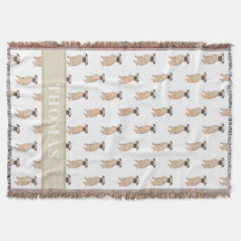 オーダーメイドのブリュッセル・グリフォン スローブランケット