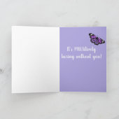 オーダーメイドのブルドッグのカード カード (内部)