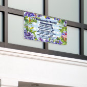 オーダーメイドのブルーベリー狩り農場 販促キャンペーン 横断幕 (ビルの外側)