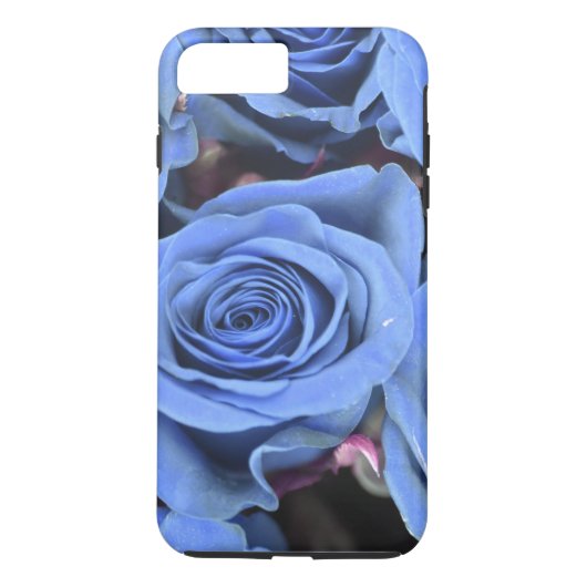 オーダーメイドのブルーローズ Case-Mate iPhoneケース (裏面)