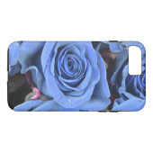 オーダーメイドのブルーローズ Case-Mate iPhoneケース (裏面(横))
