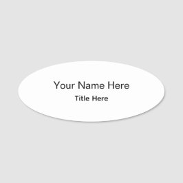 オーダーメイドのプロフェッショナル従業員用マグネット 名札