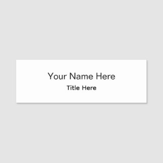 オーダーメイドのプロフェッショナル従業員用マグネット 名札