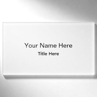 オーダーメイドのプロフェッショナル従業員用 名札
