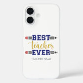 オーダーメイドのベストティーチャーギフト - カスタマイズ可能 Case-Mate iPhoneケース (裏面)